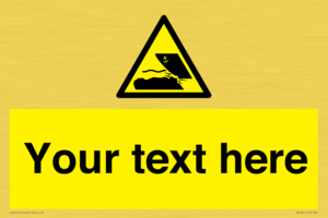 Custom Warning submerged objects in watercraft areas